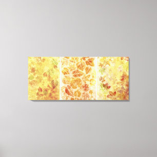 Abstracte achtergrond, waterverf, bladeren canvas afdruk