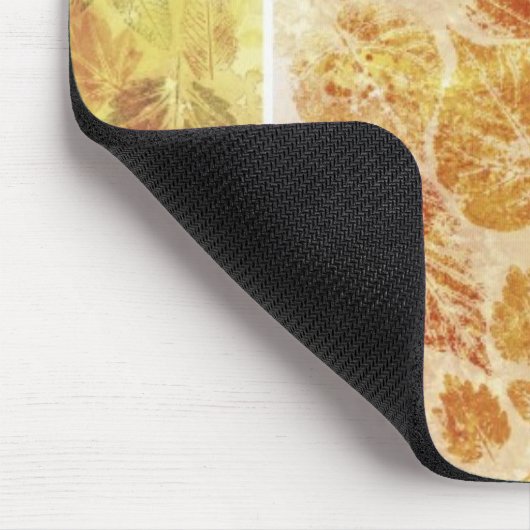 Abstracte achtergrond, waterverf, bladeren muismat (Hoek)