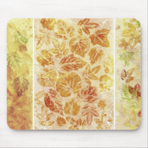 Abstracte achtergrond, waterverf, bladeren muismat