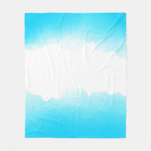 Abstracte achtergrond waterverf fleece deken