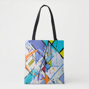 abstracte achtergrondillustratie, met lijnen, sp draagtas