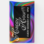 Abstracte achtergrondspiraaltjes zacht II + uw ide Spandoek (Verticaal)