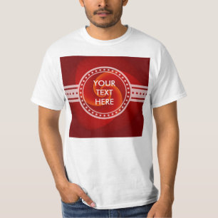 Abstracte achtergrondspiraaltjes zacht III + jouw  T-shirt