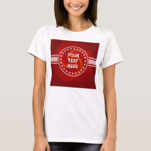 Abstracte achtergrondspiraaltjes zacht III + jouw  T-shirt