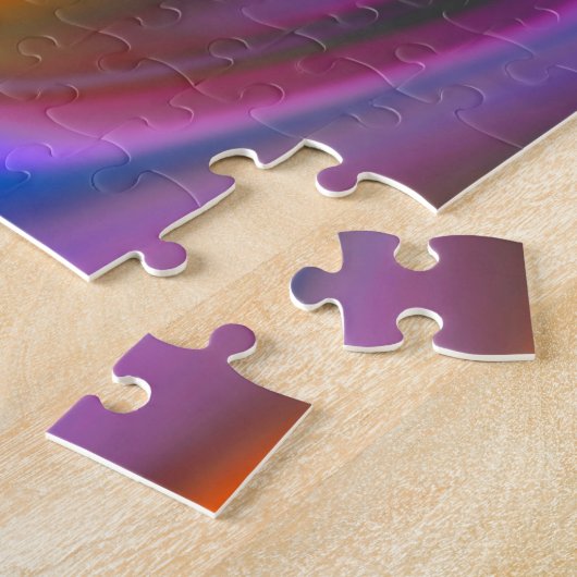 Abstracte achtergrondspiraalvormers Zachte II Legpuzzel (Zijkant)