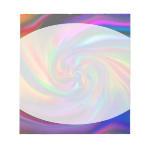 Abstracte achtergrondspiraalvormers Zachte II Notitieblok