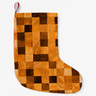 Abstracte achtergrondtextuur van hout vanaf het ui kleine kerstsok