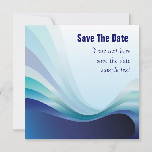 Abstracte achtergronduitnodiging save the date (Voorkant)