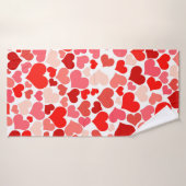 Abstracte achtergrondversiering badhanddoek (Badhanddoek)