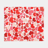 Abstracte achtergrondversiering fleece deken (Voorkant (Horizontaal))