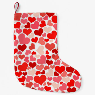 Abstracte achtergrondversiering kleine kerstsok