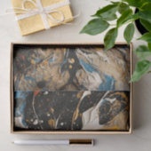 Abstracte Acryl Splash Achtergrond Decoupage Tissuepapier (Geschenk)