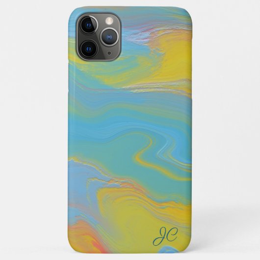 Abstracte acrylstroom - zomerpauzes Case-Mate iPhone case (Achterkant)