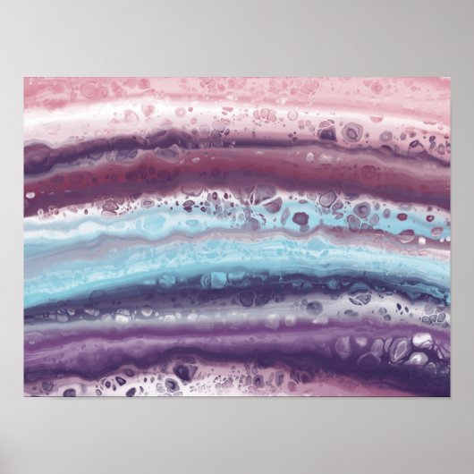 Abstracte acrylwand poster (Voorkant)