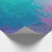 Abstracte afbeelding van de groene impressionistis cadeaupapier (Hoek)