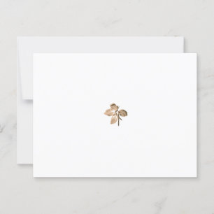 Abstracte afbeelding van een tak met lichtbeige briefkaart