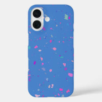 Abstracte afbeelding van Terrazzo Galaxy in Blue