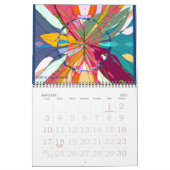 Abstracte Afbeeldingen Agenda Kalender (Jan 2027)