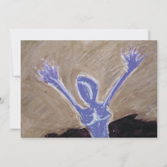 abstracte afdruk | BRIEFKAART (Voorkant)