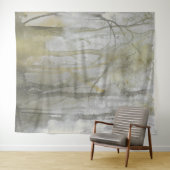 Abstracte afdruk van Amber Wilds-Waterverf Wandkleed (In Situ (horizontaal))