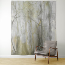 Abstracte afdruk van Amber Wilds-Waterverf