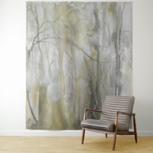 Abstracte afdruk van Amber Wilds-Waterverf Wandkleed