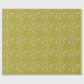 Abstracte afdruk van Mustard Tortoise Shell door L Cadeaupapier (Vlak)