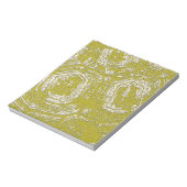 Abstracte afdruk van Mustard Tortoise Shell door L Notitieblok (Gedraaid)