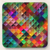 Abstracte afdruk van plastic Onderzetter (Voorkant)