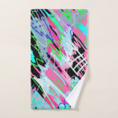 Abstracte afdrukken beginnen bij Bloom Bad Handdoek (Handdoek)