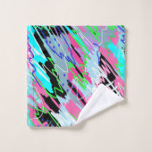 Abstracte afdrukken beginnen bij Bloom Bad Handdoek (Wasdoekje)