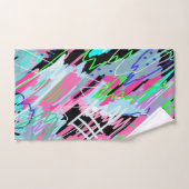 Abstracte afdrukken beginnen bij Bloom Bad Handdoek (Handdoek)