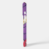 Abstracte Afrikaanse kunst: Paarse passiegolven. Case-Mate iPhone Case (Achterkant / Links)