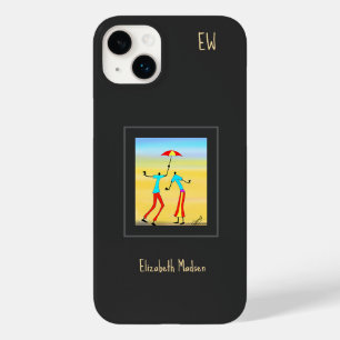 Abstracte, Afrikaanse kunst, tropische regen Case-Mate iPhone 14 Plus Hoesje