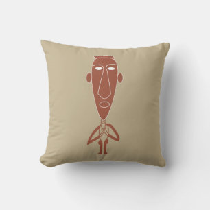 Abstracte Afrikaanse moderne kunst Kussen