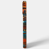 Abstracte Afrocentrische Patronen iPhone / iPad ca Case-Mate iPhone Case (Achterkant / Links)