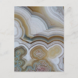 Abstracte Agate Stone Macro Briefkaart
