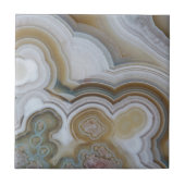 Abstracte Agate Stone Macro Tegeltje (Voorkant)