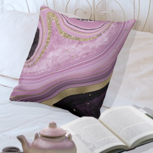 Abstracte Agate V1 Mauve ID827 Kussen