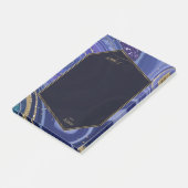 Abstracte Agate Wedding Midnight ID827 Post-it® Notes (Schuin)