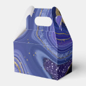 Abstracte Agate Wedding Midnight V2 ID827 Bedankdoosjes (Achterkant)