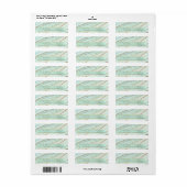 Abstracte Agate Wedding V1 Mint ID827 Etiket (Full Sheet)
