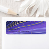 Abstracte Agate Wedding V2 Midnight ID827 Etiket (Insitu)