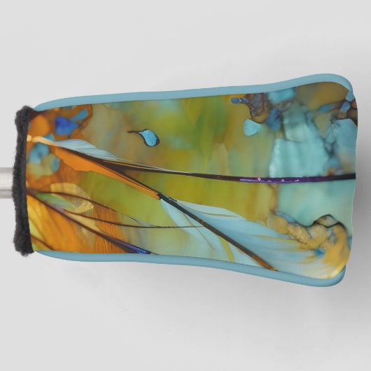 Abstracte AI Art Golfheadcover (Voorkant)