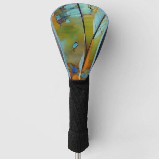 Abstracte AI Art Golfheadcover (Voorkant)