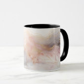 abstracte alcoholinkt koffie mok (Voorkant rechts)
