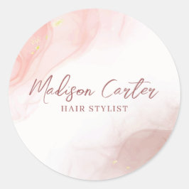 Abstracte alcoholinkt Vloeibare Sticker