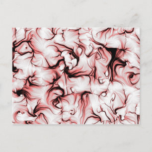 Abstracte algoritmische kunst briefkaart