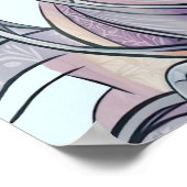 Abstracte Alien Poster (Hoek)