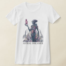Abstracte Alien T-shirt